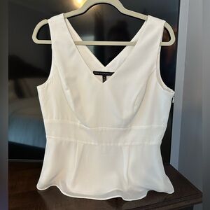 Never worn - White House black market white top - perfect for a bride!